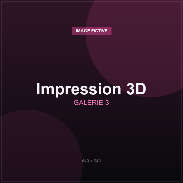 Impression 3D à la demande — votre fichier STL