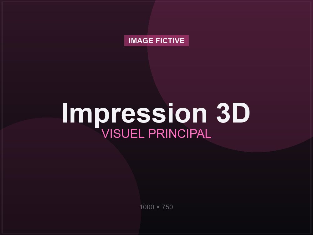 Impression 3D à la demande — votre fichier STL