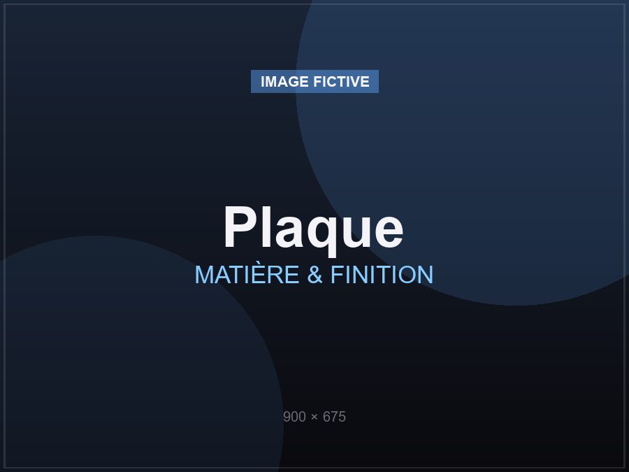 Matière, qualité et livraison