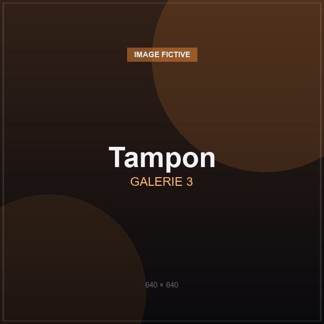 Tampon personnalisé imprimé en 3D