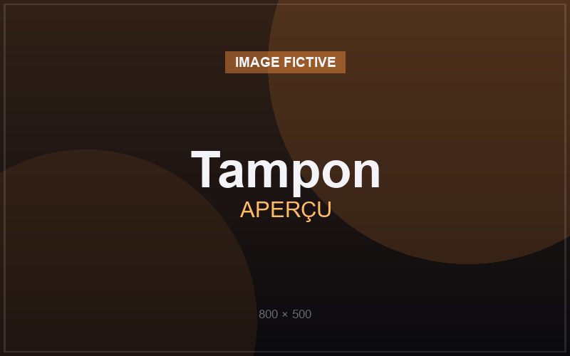 Tampon personnalisé imprimé en 3D