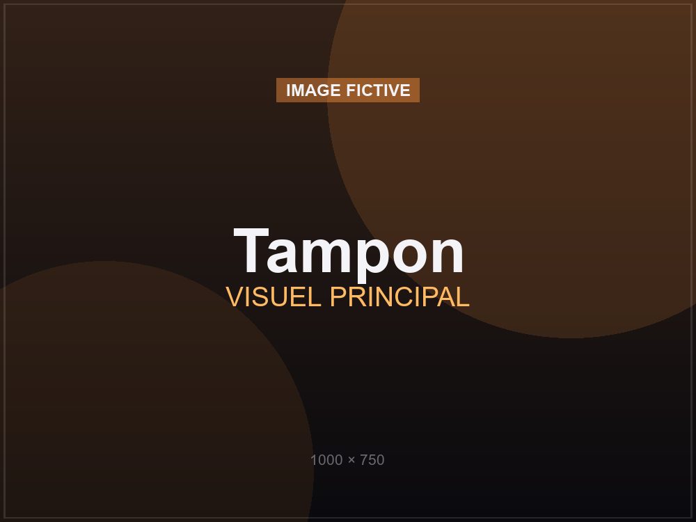 Tampon personnalisé imprimé en 3D