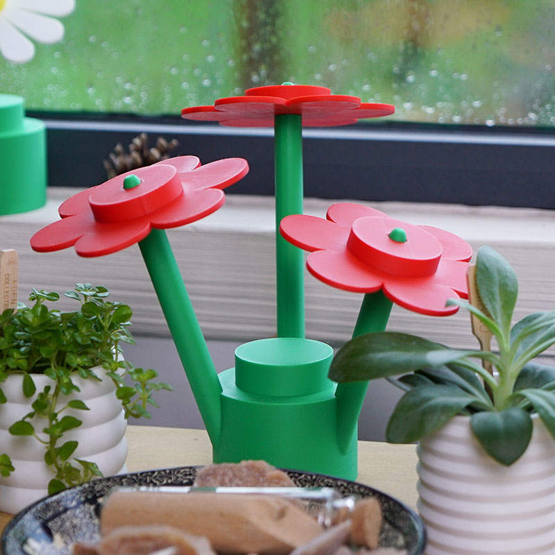 Fleur d'inspiration LEGO imprimée en 3D